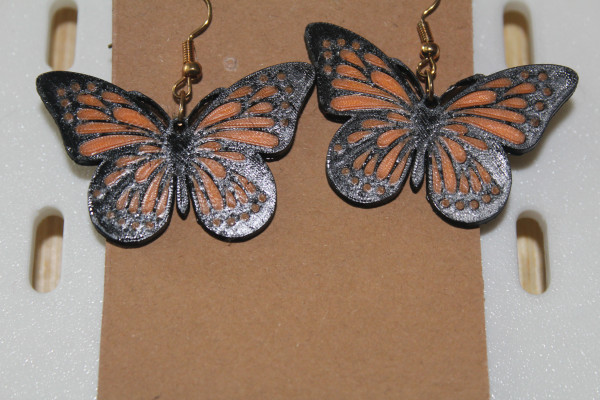 Orange Monarch Butterfly